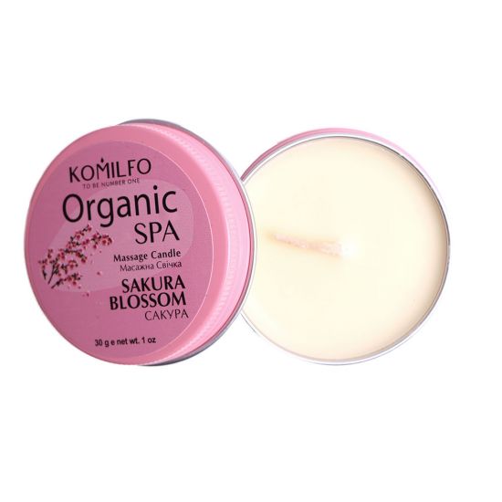 Массажная свеча Komilfo Massage Candle - Sakura, 20 г Массажная свеча Komilfo Massage Candle - Sakura, 20 г