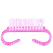 Щетка для удаления пыли, для ногтей без ручки, мини (розовая)