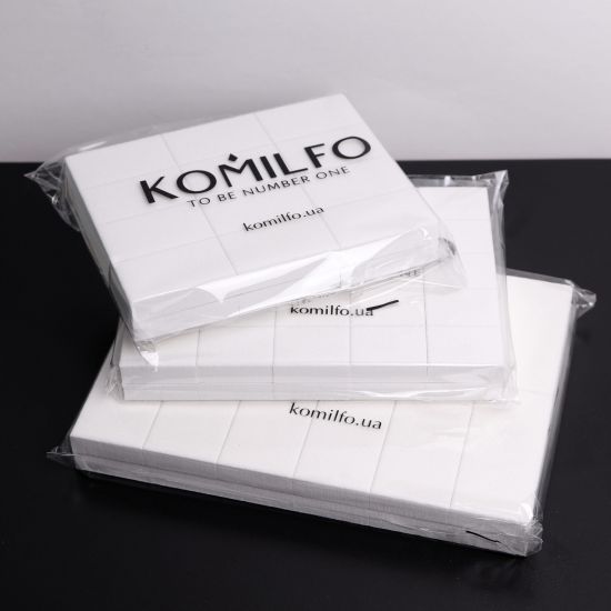 Набор шлифовщиков 76*34*13 мм белый 120/120 для ногтей Komilfo (24 шт. в пачке) Набор шлифовщиков 76*34*13 мм белый 120/120 для ногтей Komilfo (24 шт. в пачке)
