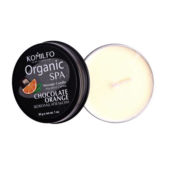 Массажная свеча Komilfo Massage Candle - Chocolate Orange, 20 г Массажная свеча Komilfo Massage Candle - Chocolate Orange, 20 г