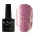 Гель-лак Komilfo Spring Jazz SJ006 (темний фіолетово-рожевий з золотими блискітками), 8 мл
