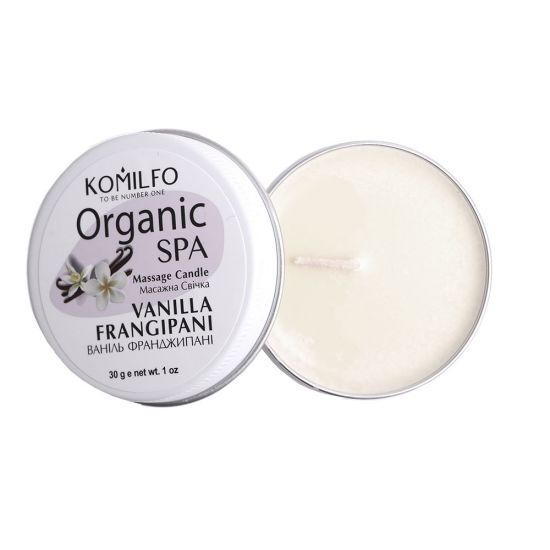 Массажная свеча Komilfo Massage Candle - Vanilla Frangipani, 20 г Массажная свеча Komilfo Massage Candle - Vanilla Frangipani, 20 г
