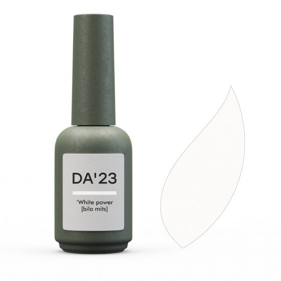 Fiber Gel DA_23 ‘White power  [bila mits’], 14 мл